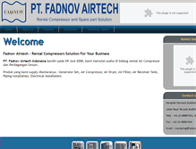 Tablet Screenshot of fadnovairtech.com